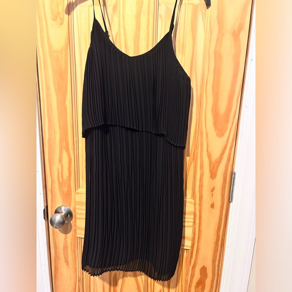 BCBGeneration Black Spaghetti Strap Dress